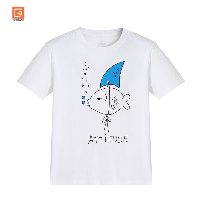 No Lenovo 2026 New Spring/Summer Collection, Posture Print Short-Sleeve T-Shirt, Premium Pima Cotton, Unisex No Lenovo 2026 New Spring/Summer Collection, Posture Print Short-Sleeve T-Shirt, Premium Pima Cotton, Unisex