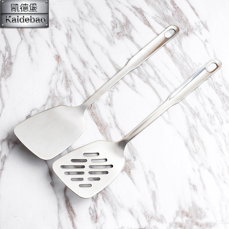 Kitchen thickened stainless steel spatula flat shovel cooking spade spoon spatula spoon spatula colander kitchenware cookware