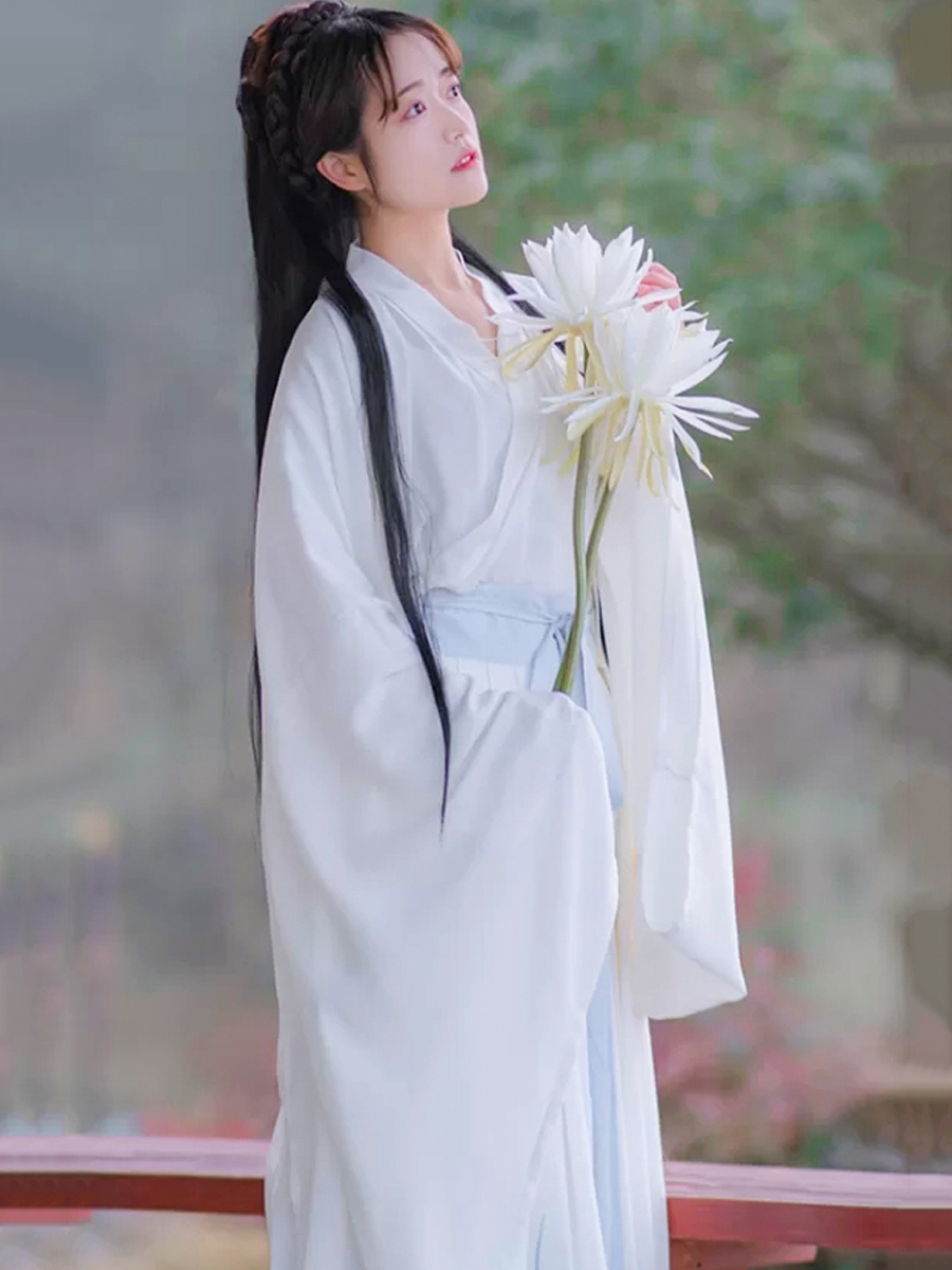 Ancient style photo props Hanfu photo handheld simulation long pole Epiphyllum catwalk photo studio costume photography decoration decoration