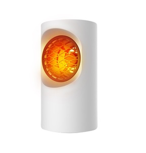 小型家用桌面静音电暖热风节能暖风机