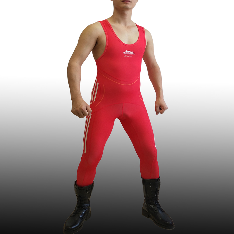 Badiace A D trousers Squat jumpsuit Wrestling suit Fitness stretch tights weightlifting training suit can be customized