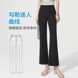 Тонкие летние штаны, приталенный мегафон для отдыха, 2021 года, высокая талия