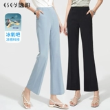 Тонкие летние штаны, приталенный мегафон для отдыха, 2021 года, высокая талия