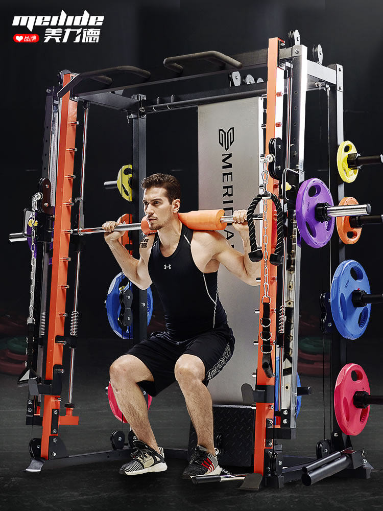 Smith machine big bird gantry Large fitness equipment Household suit combination squat rack comprehensive trainer
