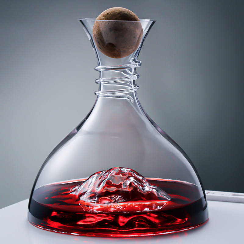 Eurostyle waterfall style crystal glass Wine Fast Decanter Wine Fast Decanter Thickened Red Wine Filter Home Wine Jug