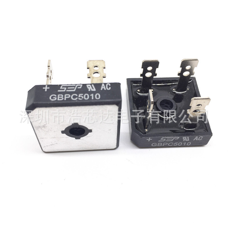 One - way rectifier bridge 5010 GBPC 5010 500A 1000V 4 - foot rectifier foot is new