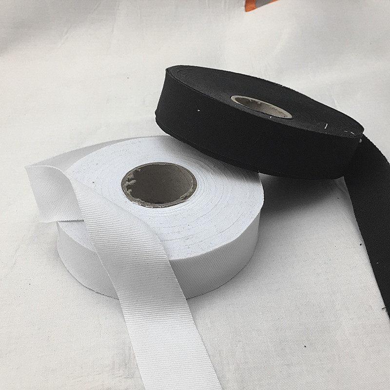 Pure Cotton White Twill Roll Side Strips Black Shoes Mouth Strips Handmade Cloth Shoes DIY Accessories Wrap Side Strips Lock Edge Strips Along The Mouth Strip