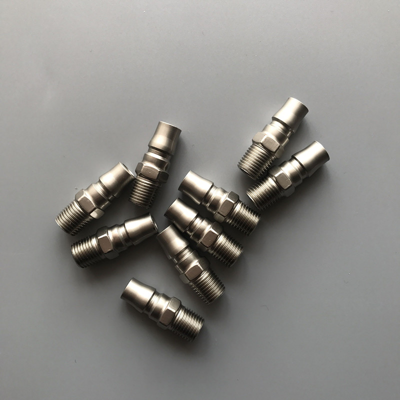 20PM steel pneumatic wrench Quick connection small pneumatic wrench dust blowing gun 2 points external thread intake Japanese style quick male connector