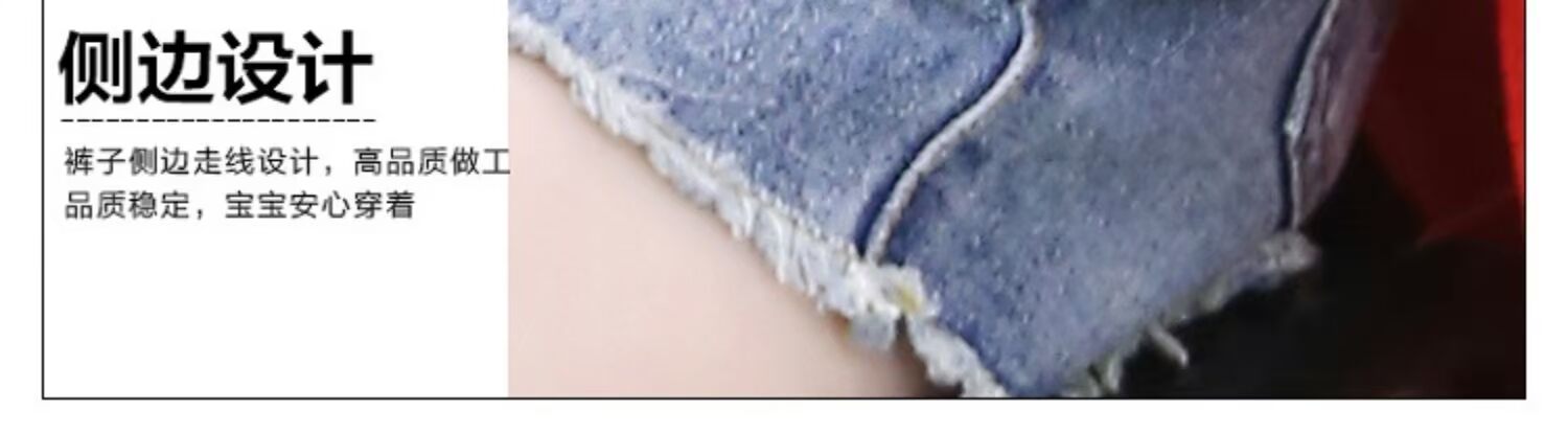 Quần short denim bé gái xuân hè 2019 mới to bự 12-15 tuổi 11 phiên bản Hàn Quốc 9 mặc cotton 13 lỗ hoang dã - Quần jean quần jean nữ sinh