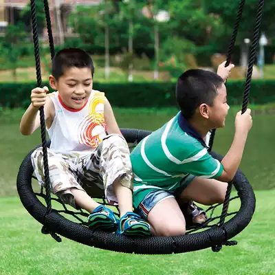 Bohai round bird's nest Children's swing Indoor outdoor courtyard swing hanging chair Sensory integration Early learning training equipment