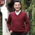 Áo len cổ lọ nam cổ dày Áo len cổ chữ V cho nam 2018 áo kaki nam Áo len