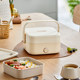 Little bear water-free electric heating lunch box office worker plug-in electric heating bento box steaming and antibacterial office hot rice artifact