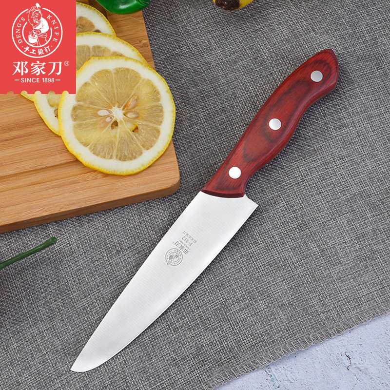 Deng Family Knife Water Fruit Knife Wood Handle Big Foot Dragon Water Special Paring Leather Stainless Steel Sharp Multifunction Deputy Food Cutter Home