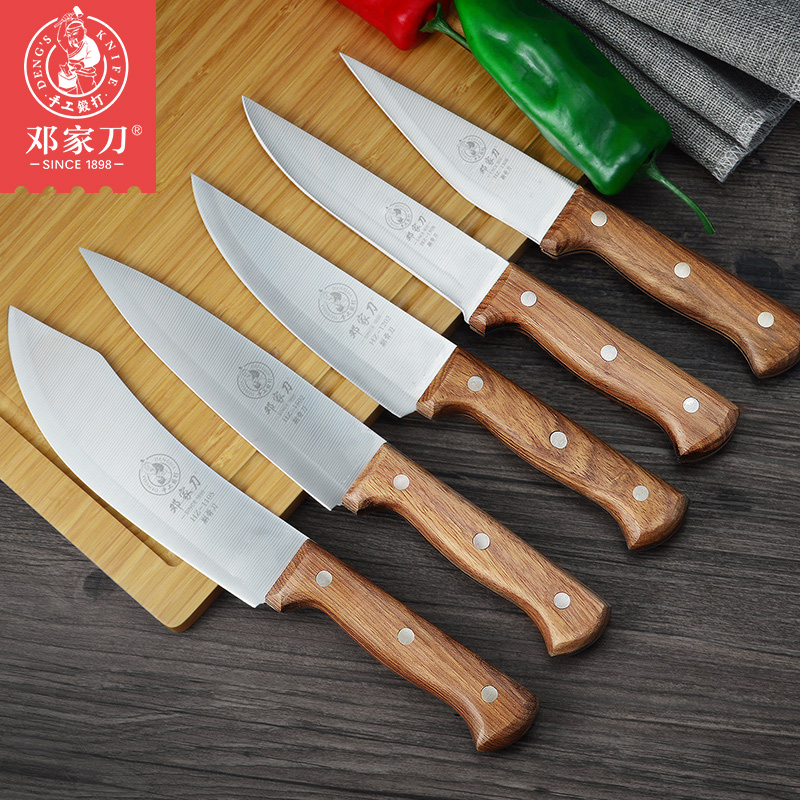 Deng Family Knife Small Knife Tick Bone Large Foot Killing Pig Special Pork Knife Chongqing Splits Fruit Meat Sharp Knife Beef Slaughter