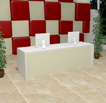  New fashion Front desk desk Cashier Reception desk counter Bar Lecture desk Office desk Computer desk customization