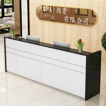  Office bar front desk Simple company reception desk Shop commercial cashier Welcome desk Paint custom desk