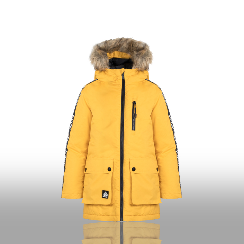 Exit Winter New Boy Tide Fashion Thick style Warm Cotton Clothing Medium Long Version Wear Cotton Jacket Ski CUHK Scout