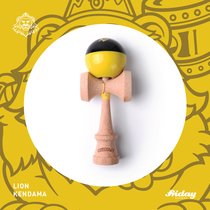 Hong Kong Friday Kendama Two-color Lion cub Chewing gum Paint Lion Sword Japanese competitive Kendama