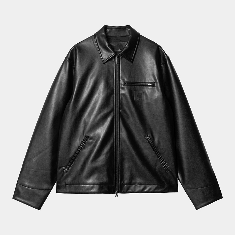 Carhartt Wip Detroit Jacket Carhartt Detroit Leather Jacket Leather Coat Spring and Autumn Carhartt Wip Detroit Jacket Carhartt Detroit Leather Jacket Leather Coat Spring and Autumn
