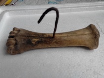 The Spun Thread Kit Old Folk used by the old bone line hammer old objects in Qing Dynasty Republic of China