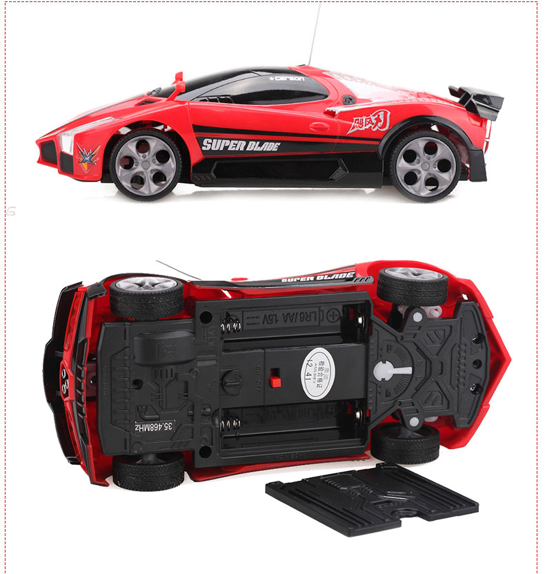 Máy khoan đôi tốc độ sét của Audi 3 dòng Ray Ray Hurricane sét phiên bản phổ biến điều khiển từ xa xe đồ chơi xe đồ chơi trẻ em