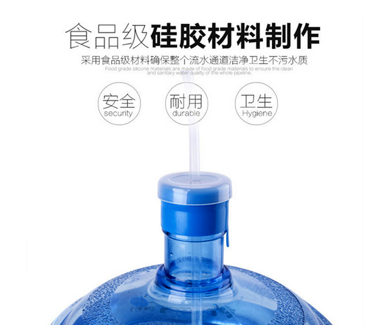 Trà đặt ống nước tự động ống hút thực phẩm cấp silicone ống thùng thép không gỉ bơm ống trà khay đầu vào ống bình pha trà thủy tinh cao cấp