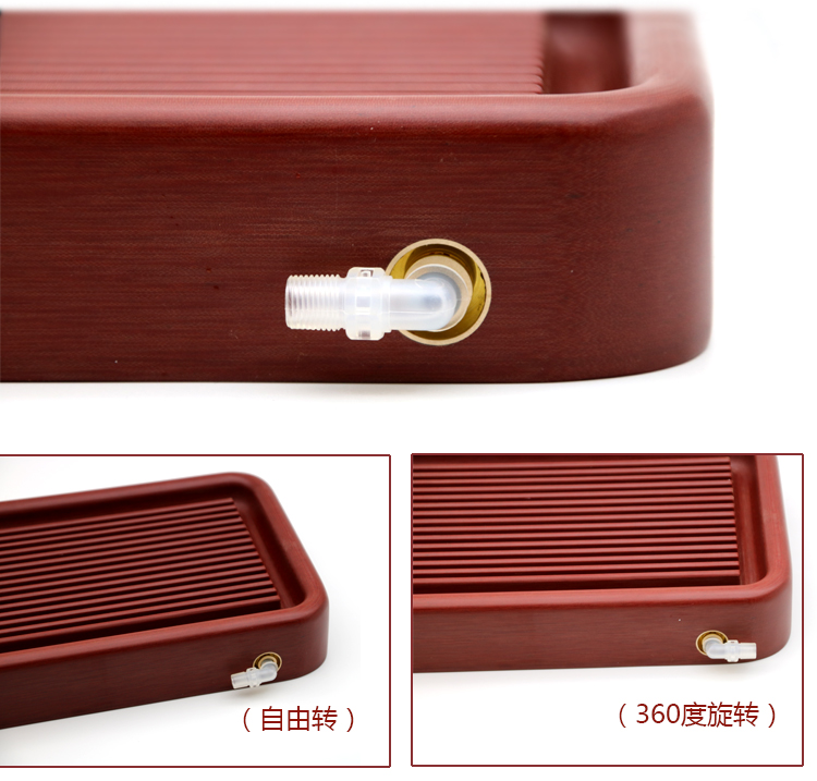 Phổ quát khay trà bakelite cống trà bàn ống nước dưới ống nước đặt trà vòi kết nối vòi khuỷu tay phụ kiện trà ấm pha trà thủy tinh có lọc