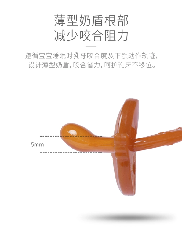 Núm vú giả hình gấu ôm siêu mềm cho bé sơ sinh tạo tác êm dịu, núm vú giả thoải mái cho bé silicone - Các mục tương đối Pacifier / Pacificer