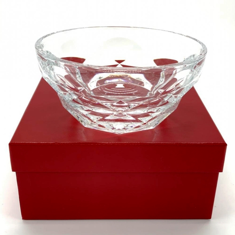 French Baccarat/Baccarat Swing Series Tableware Crystal Glass Bowl Plate Chopstick Holder Set Gift Box