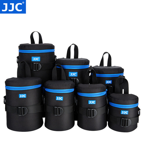 JJC 렌즈 가방은 Canon, Sony, Fuji 및 Nikon 마이크로 SLR 카메라에 적합합니다. 중형 망원 렌즈 가방 보호 커버 50mm 고정 초점.