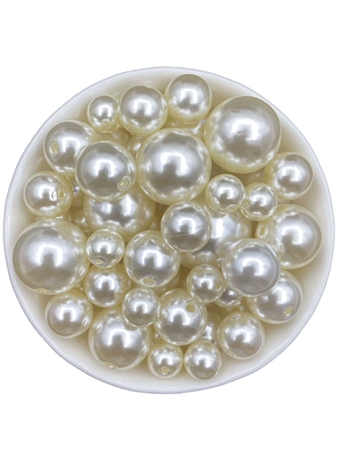 Пластиковое ожерелье из жемчуга, декор ручной работы, аксессуар, аксессуары, бусины