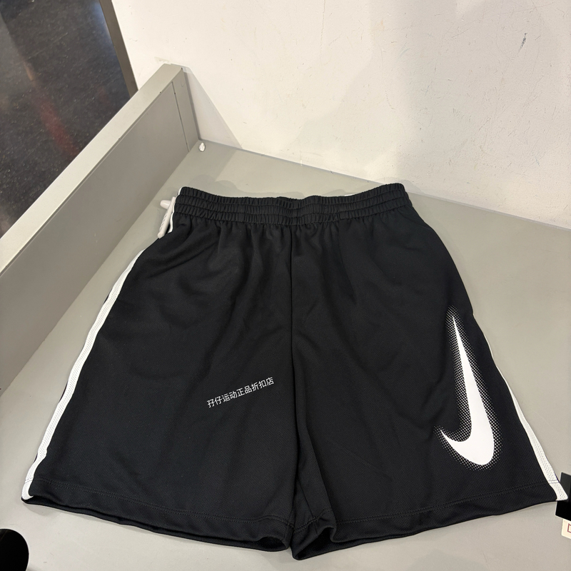 Nike Nike Big Kids Summer Quick-Drying Shorts Are Comfortable, Breathable, Printed Training Sports and Leisure Shorts Dx5361