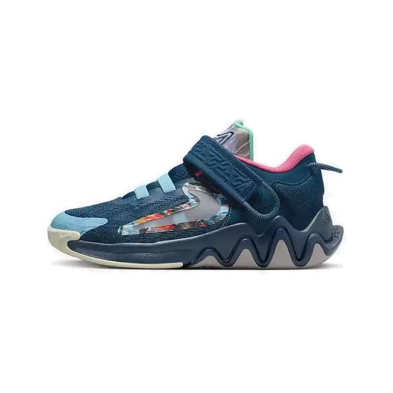 Authentic Nike Kids' Velcro Basketball Shoes for Boys and Girls, Cushioning Sports Shoes Dq1942 Authentic Nike Kids' Velcro Basketball Shoes for Boys and Girls, Cushioning Sports Shoes Dq1942