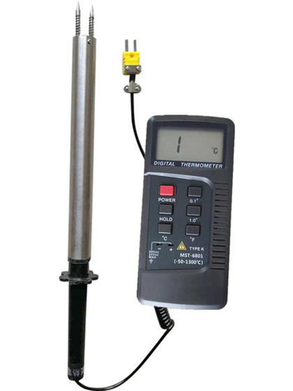 接触式测温仪工业高精度模具温度测试量器表面电偶食品家用点温计
