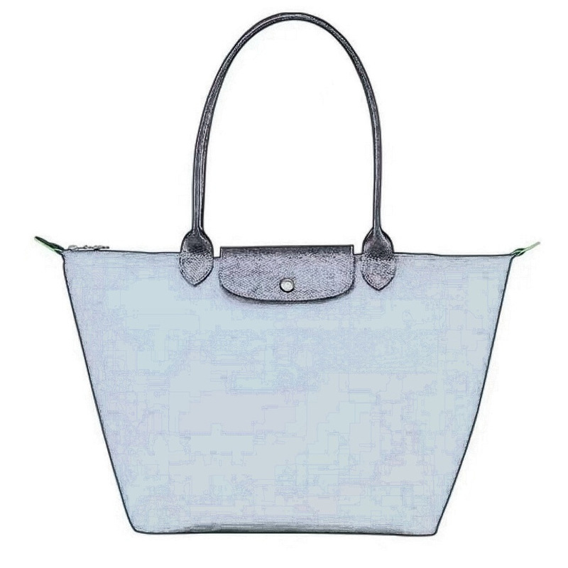 Fashionable Casual Shoulder Bag, Large-Capacity Commuter Mommy Handbag, Nylon Leather Foldable Women's Bag