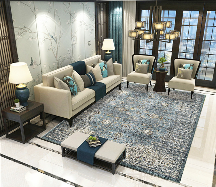 Quốc gia Hoa Kỳ gió thảm bảng thảm retro phòng ngủ Continental giường sofa thảm sống cà phê phòng có thể được rửa sạch - Thảm thảm đẹp