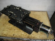 Second-hand imported disassembly linear workbench screw slide table weighs about 15 pounds-