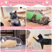 Plush Pillow Cat Toys Catnip Sounding Paper Pet Interactive