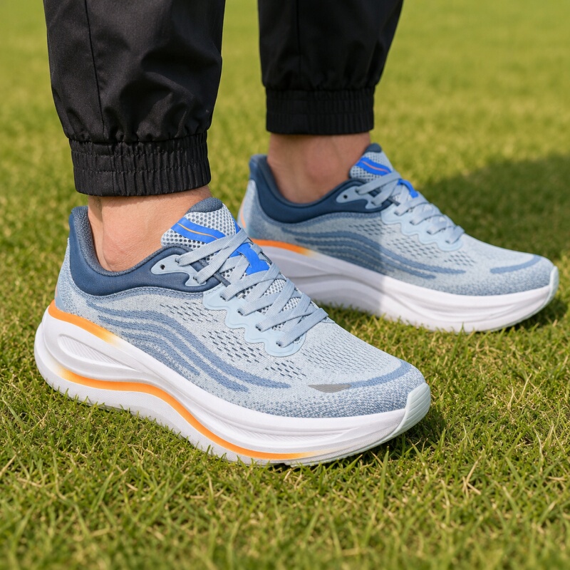 2026 Summer New Breathable Mesh Running Shoes Blue Black Running Shoes