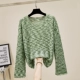 Áo len đỏ nữ 2019 thu đông mới buông lơi trùm đầu rất cổ tích kèn tây áo len nữ - Đan Cardigan áo khoác len cardigan