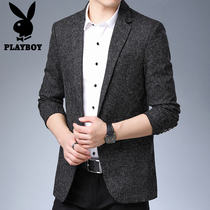 Playboy suit men Spring and Autumn single West casual dress Korean trend casual handsome slim suit jacket men
