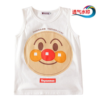 2021 new bread Superman Japanese summer thin childrens cotton vest boys girls sleeveless T-shirt