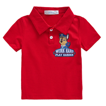 Wang Wangs clothes boy short sleeve POLO shirt T-shirt 2022 new baby with collar child summer loading wave girl clothes