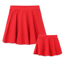 2021 summer Korean version of new cotton wild red mother and daughter parent-child skirt short skirt