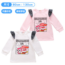 2022 Spring and autumn bread Superman childrens clothes men and women T-shirts Fashion foreign air day style blouses baby long sleeve sweatshirt