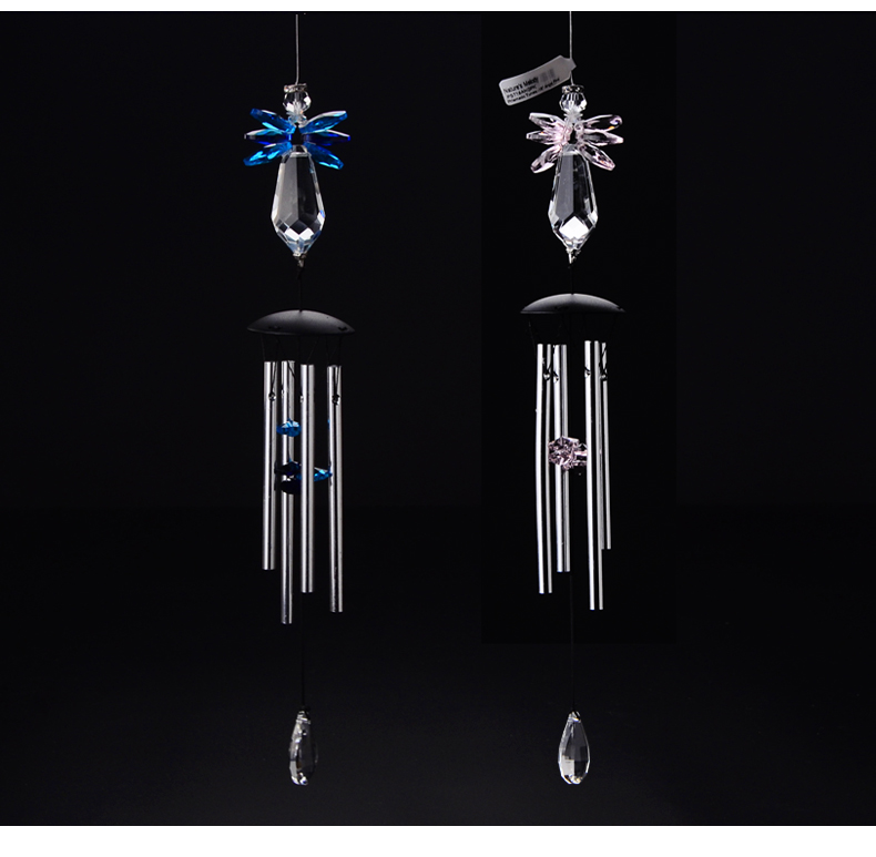 Crystal Angel Music Small Wind Bells 18 Inch Music Wind Bells Home Decoration Wind Bells Metal Windbell Gift Giving Gifts