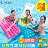 INTEX Надувной водный плавательный круг для плавания для взрослых, водное снаряжение, переносной надувной матрас