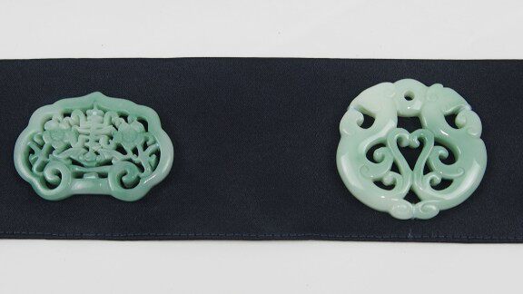 Античная аксессуары 创代设  汉服配饰腰带 宋代文臣仿玉腰带 古装圆领袍新款百搭腰带