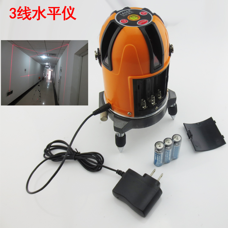 三线一点激光水平仪红外线标线器 室内装修用红外线水平仪墨线仪