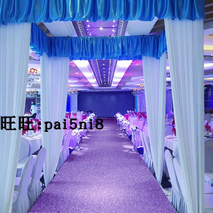Pearlescent thảm đám cưới bar KTV clubhouse mô hình cocktail show catwalk ngọc trai thảm flash vải vàng thảm vintage